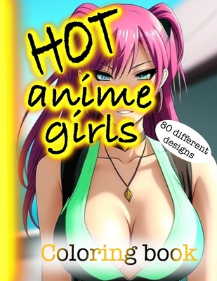 Anime Girls Coloring Book (Paperback)