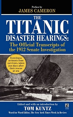 Cover for The Titanic Disaster Hearings