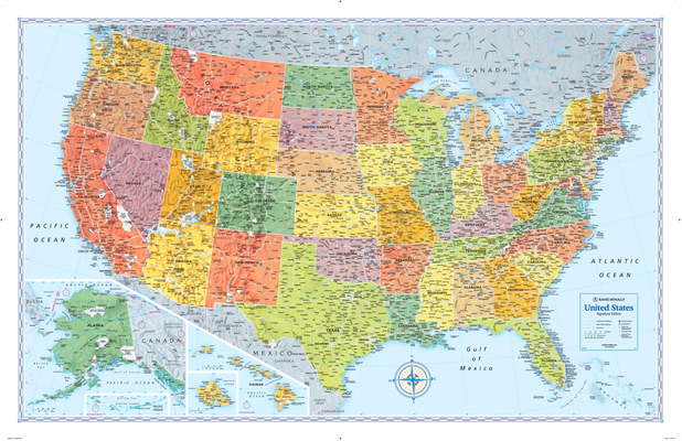 Signature Edition U.S. Wall Map (Folded)