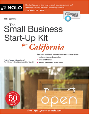 The Small Business Start-Up Kit for California Cover Image