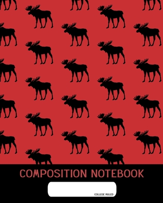 Composition Notebook: College Ruled - Mousse Red and Black - Back to School Composition Book for Teachers, Students, Kids and Teens - 120 Pa