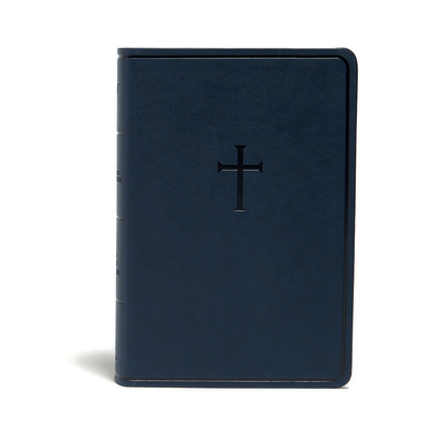 KJV Everyday Study Bible, Navy Cross LeatherTouch Cover Image