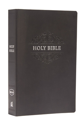 NKJV, Holy Bible, Soft Touch Edition, Imitation Leather, Black, Comfort Print cover