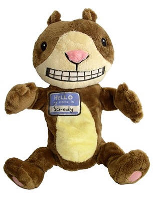Scaredy Squirrel Puppet By Melanie Watt Cover Image