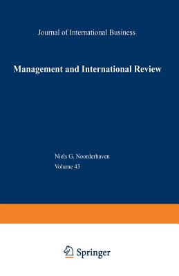 Management and International Review: Can Multinationals Bridge the Gap Between Global and Local? (Mir Special Issue #2) Cover Image