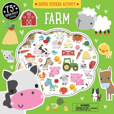 Super Sticker Activity: Farm By Dawn Machell (Illustrator) Cover Image