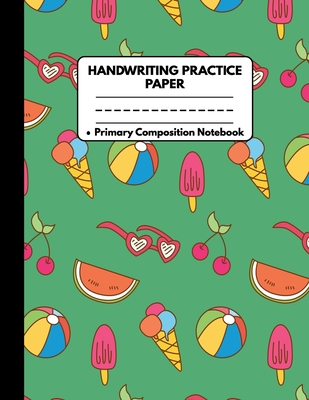 Writing Paper For Kindergarten: Handwriting Printing Practice Writing Paper  for Kids (Composition Notebook Dotted Line)