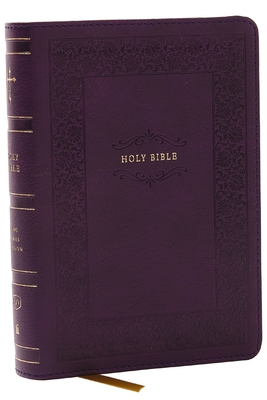 KJV Compact Bible W/ 43,000 Cross References, Purple Leathersoft, Red Letter, Comfort Print: Holy Bible, King James Version: Holy Bible, King James Ve By Thomas Nelson Cover Image