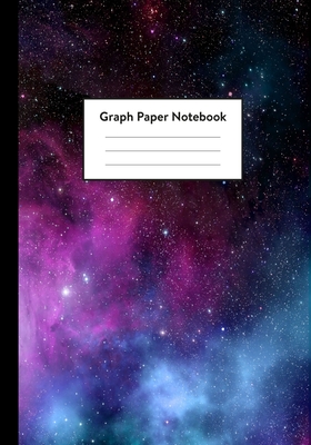 Graph Paper Notebook: 5 x 5 squares per inch, Quad Ruled - 7 x 10 - Cosmic Stardust Outer Space - Math and Science Composition Notebook for By Space Composition Notebooks Cover Image