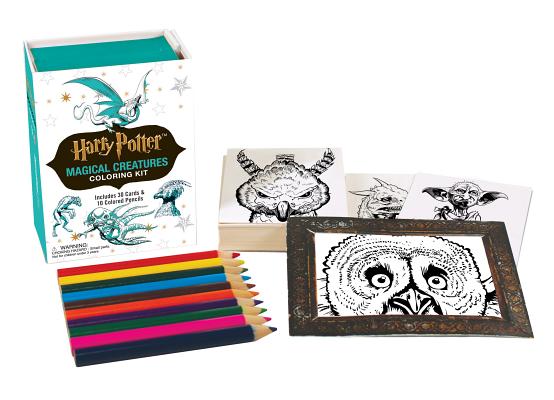Harry Potter Magical Creatures Coloring Kit (RP Minis) By Running Press Cover Image