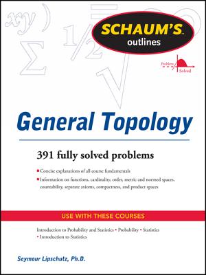 General Topology (Schaum's Outlines) Cover Image