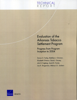 Evaluation of the Arkansas Tobacco Settlement Program: Progress from Program Inception to 2004 By Donna O. Farley Cover Image