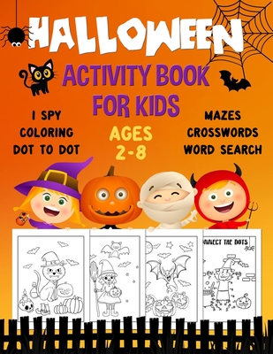 HALLOWEEN COLORING & ACTIVITY Book For Kids Ages 4-8