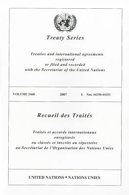 Treaty Series, Volume 2468: Nos. 44330-44333 By United Nations (Manufactured by) Cover Image