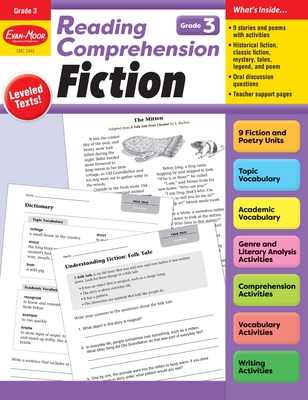 Reading Comprehension: Fiction, Grade 3 Teacher Resource Cover Image