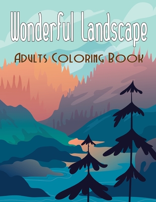 adult landscape coloring pages