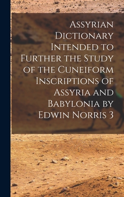 Assyrian Dictionary Intended to Further the Study of the Cuneiform Inscriptions of Assyria and Babylonia by Edwin Norris 3 By Anonymous Cover Image