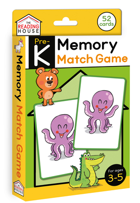 Memory Match Game (Flashcards): Flash Cards for Preschool and Pre-K, Ages 3-5, Memory Building, Listening and Concentration Skills, Letter Recognition, Learning to Read and Write (The Reading House) By The Reading House Cover Image