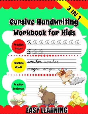 Cursive Handwriting Workbook for Teens: Learning Cursive with
