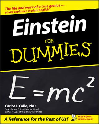 Einstein For Dummies By Carlos I. Calle Cover Image