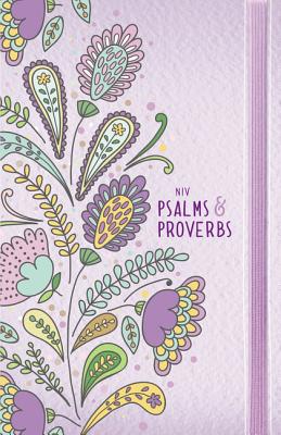 Niv, Psalms and Proverbs, Hardcover, Purple, Comfort Print: Poetry and Wisdom for Today Cover Image