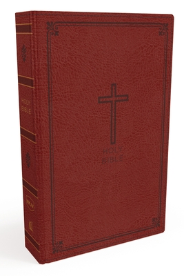 NKJV, Thinline Bible, Standard Print, Imitation Leather, Red, Red Letter Edition By Thomas Nelson Cover Image