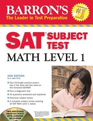 Barron's SAT Subject Test Math Level 1 with CD-ROM Cover Image