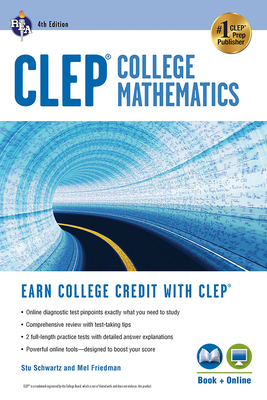 Clep(r) College Mathematics, 4th Ed., Book + Online (CLEP Test Preparation)