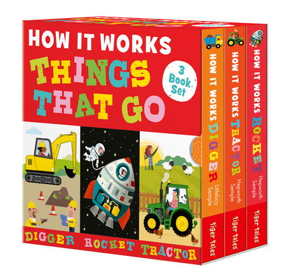 How it Works: Things That Go Boxed Set: Digger; Rocket; Tractor Cover Image