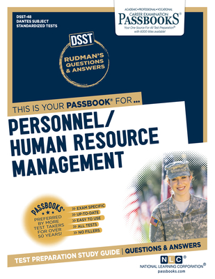 Personnel/Human Resource Management (DAN-48): Passbooks Study Guide (Dantes Subject Standardized Tests #48) By National Learning Corporation Cover Image