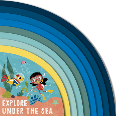 Explore Under the Sea (Adventures of Evie and Juno #2) By Carly Madden, Neil Clark (Illustrator) Cover Image