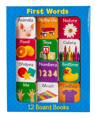 First Words (12 Board Book Set) (Early Learning) Cover Image