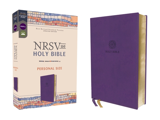 Nrsvue, Holy Bible, Personal Size, Leathersoft, Purple, Comfort Print Cover Image
