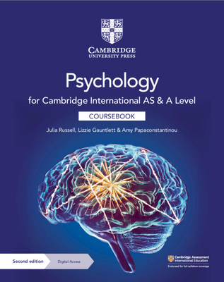 Cambridge International as & a Level Psychology Coursebook with Digital Access (2 Years) By Julia Russell, Lizzie Gauntlett, Amy Papaconstantinou Cover Image