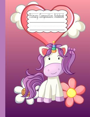 Primary Composition Notebook: Unicorn Heart School Story Specialty Handwriting Paper Dotted Middle Line (Primary Journal Grades K-2 #10)