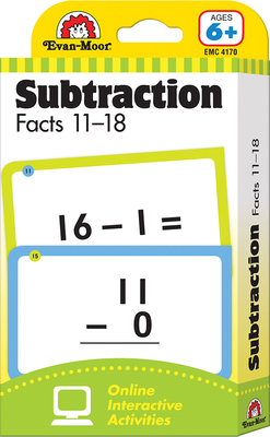 Flashcards: Subtraction Facts 11-18 By Evan-Moor Corporation Cover Image