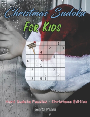 Christmas Sudoku For Kids: Hard Sudoku Puzzles - Christmas Edition Cover Image