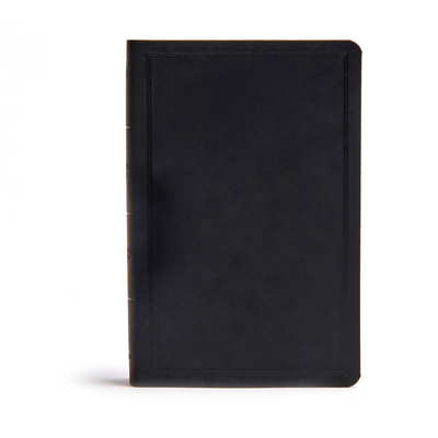 CSB Deluxe Gift Bible, Black LeatherTouch Cover Image