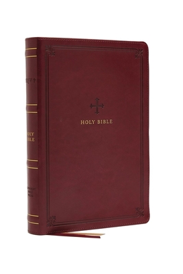 Nrsv, Catholic Bible, Standard Large Print, Leathersoft, Red, Comfort Print: Holy Bible Cover Image