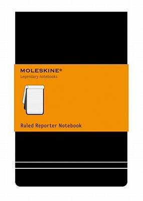 Moleskine Reporter Notebook, Pocket, Ruled, Black, Hard Cover (3.5 x 5.5) (Reporter Notebooks) Cover Image