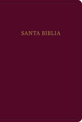 Cover for RVR 1960 Biblia letra grande tamaño manual, borgoña imitación piel