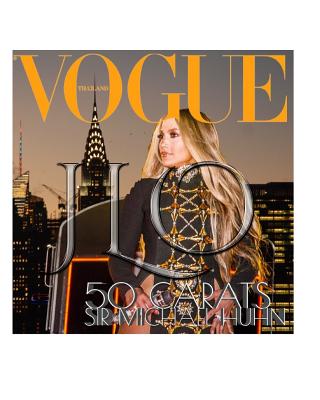jlo vogue journal: Jennifer Lopez Vogue Journal By Michael Huhn, Michael Cover Image