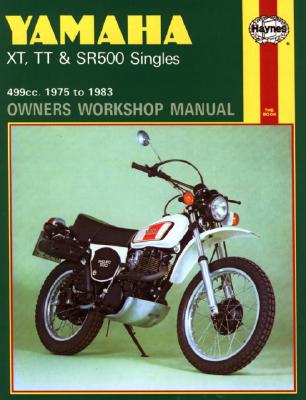 Yamaha XT, TT, and SR 500 Singles Owners Workshop Manual, No. 342:  '75-'83 (Owners' Workshop Manual) Cover Image