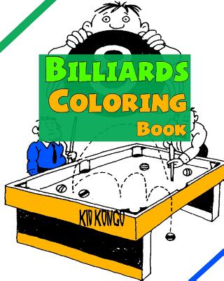 Billiards Coloring Book Cover Image