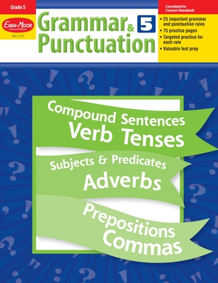 Grammar & Punctuation, Grade 5 Teacher Resource By Evan-Moor Corporation Cover Image