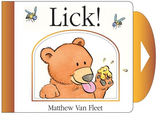 Lick!: Mini Board Book By Matthew Van Fleet, Matthew Van Fleet (Illustrator) Cover Image