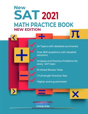 New SAT 2021 Math Practice Book Cover Image
