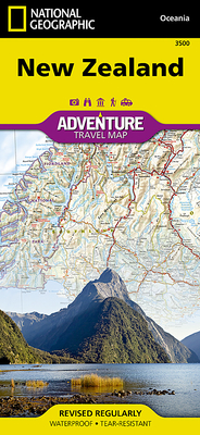 New Zealand Map (National Geographic Adventure Map #3500) Cover Image