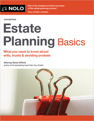 Estate Planning Basics By Denis Clifford Cover Image