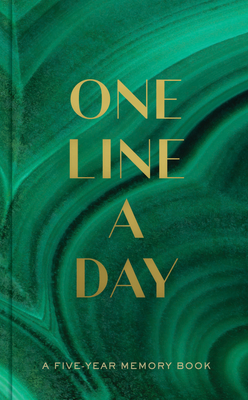 Malachite Green One Line a Day: A Five-Year Memory Book Cover Image